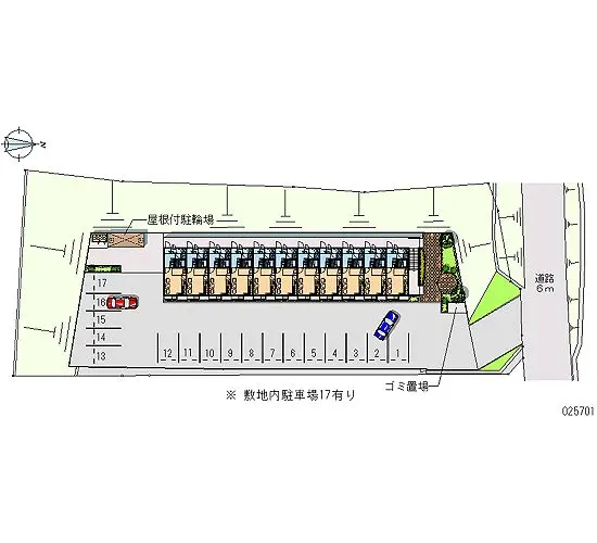 ★手数料０円★東広島市西条町御薗宇　月極駐車場（LP）